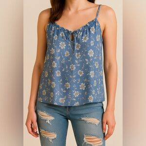 Oscar‎ De La Renta Floral Camisole Cami Coquette Balletcore Lingerie Top Size M